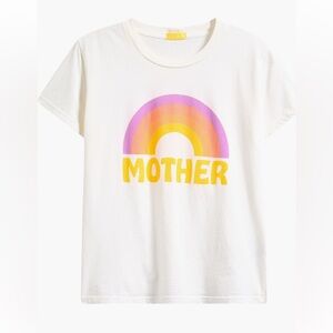 Mother the Boxy Goodie Goodie Supima Cotton Tee- small color: over mother